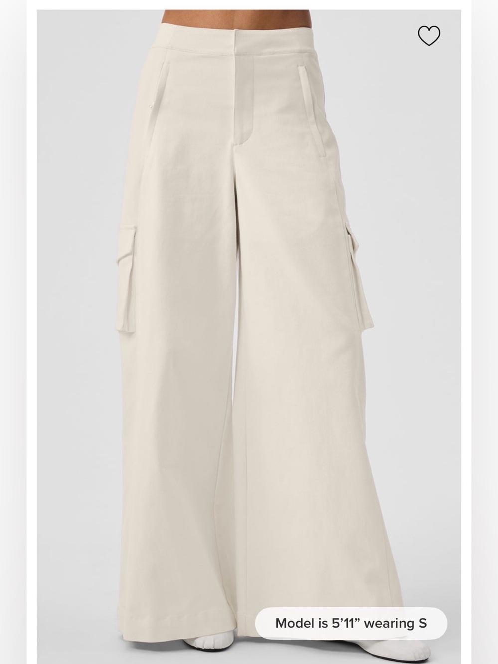 Alo Show Off Cargo Wide Leg Trouser